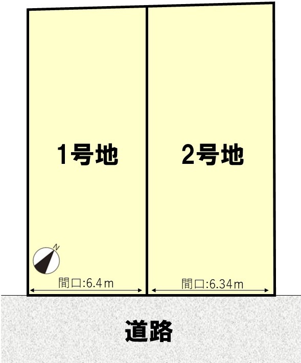 長岡京市滝ノ町2丁目 全2区画